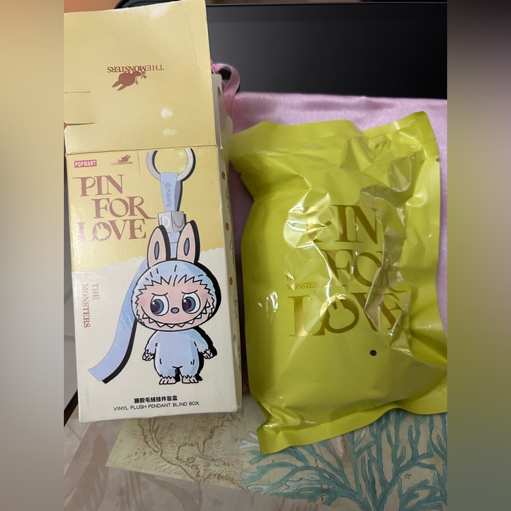 OPENED Pop Mart The Monsters Pin for Love Box